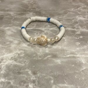 Cute boho blue turtle bracelet